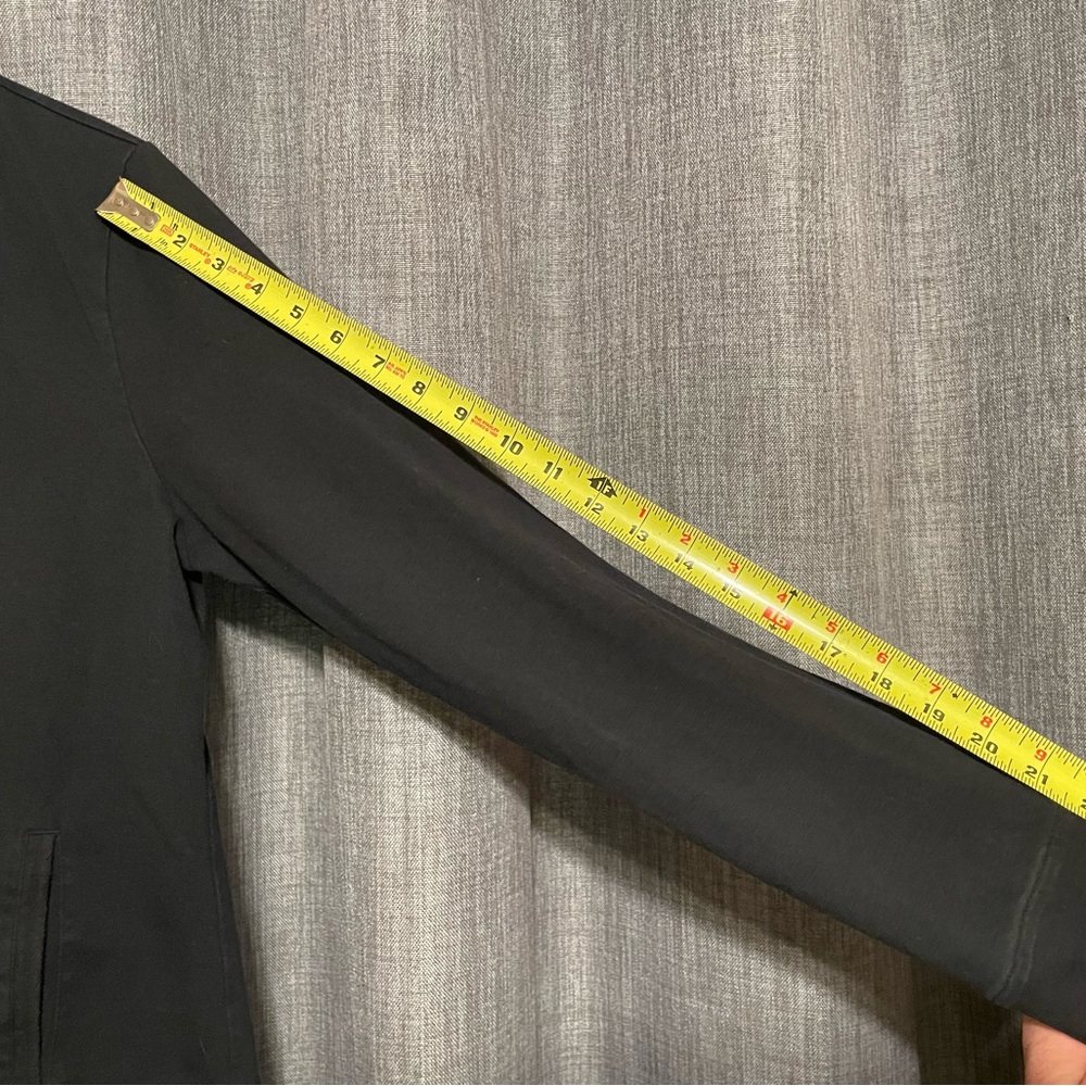 Charter Club Zip Up in Classic Black - Picture 3 of 4